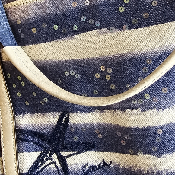 Authentic  Coach Audrey canvas large tote  #19574 EUC RARE  V-G - Picture 8 of 12